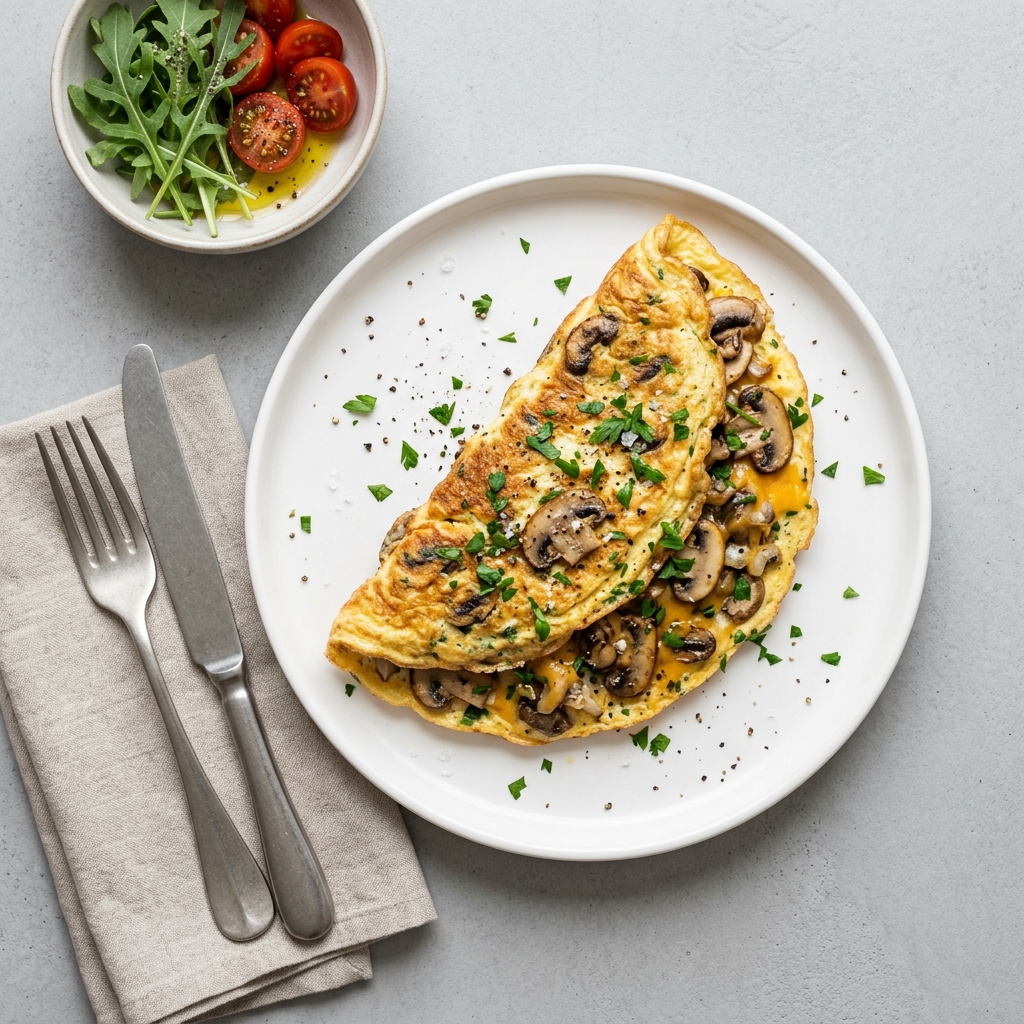 Omlet Mantarlı
