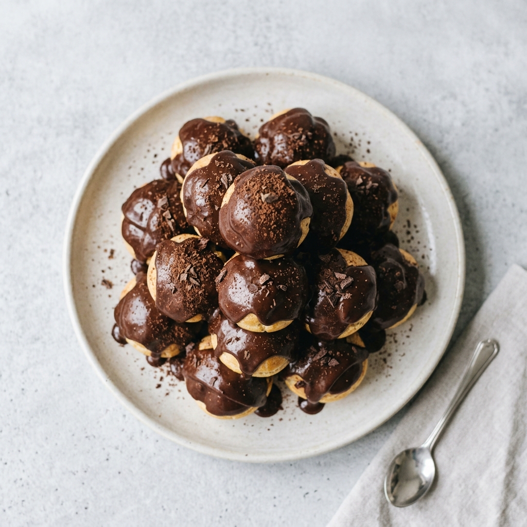 Özel Çikolatalı Profiterol