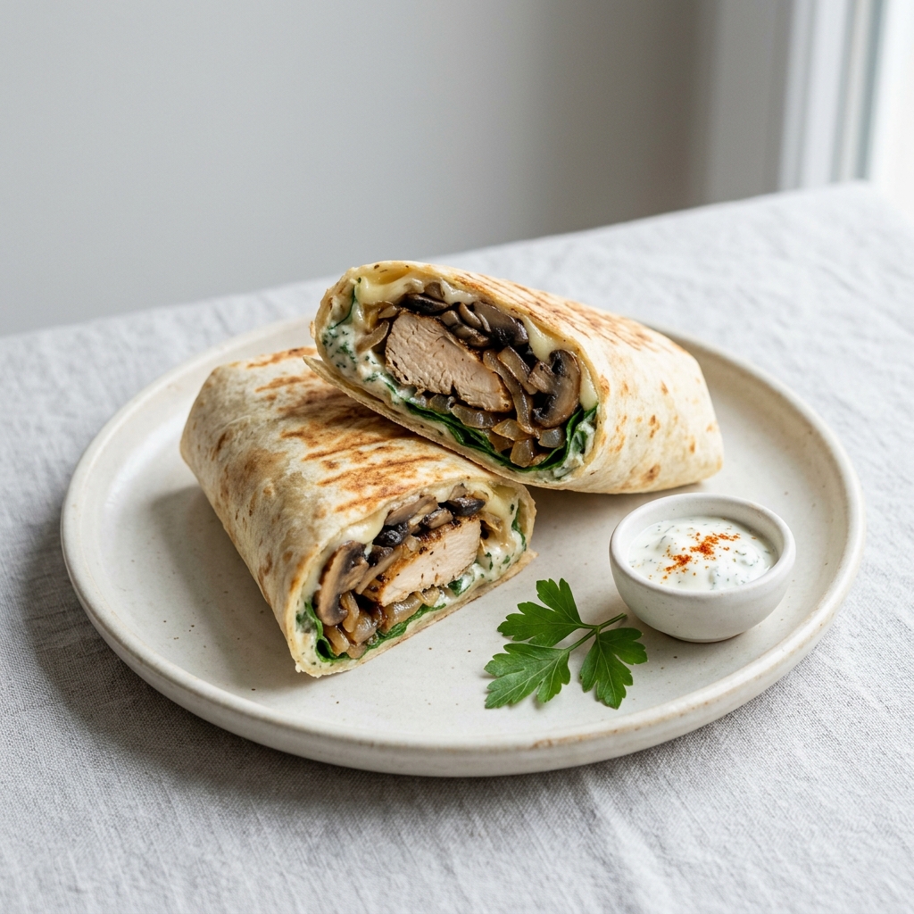 Wrap Tavuk & Mantar